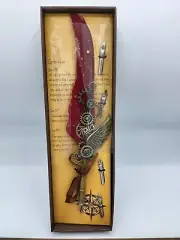 Feather Ink Pen Calligraphy SetVTG Dolin Youpin 1502 World Map Series Pen