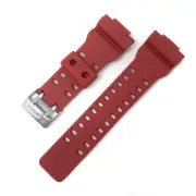 Genuine Casio Red Watch Strap Band 10395226 fits GA-110FC-1A, GA-100B-4AER