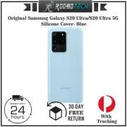 Original Samsung Galaxy S20 Ultra/S20 Ultra 5G Silicone Cover- Blue