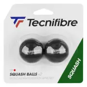 Tecnifibre Red Dot Squash Balls - 2 Pack