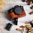 Handmade Genuine Leather Camera Cover Half Case Bag For Sony A9 A7M3 A7R3