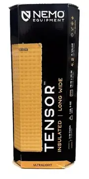 Nemo Sleeping Pad, Size Long Wide - Yellow