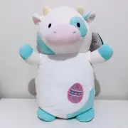 Squishmallow HugMees Belana The Teal Cow 14” 14 Inch Easter Spring 2022 BNWT USA