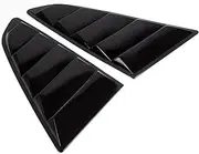Car Rear Quarter Window Louvers Scoops Spoiler Car Tunning Panel Side Air Vent Cover Compatible for Ford Mustang 2015 2016 2017 2018