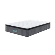 Mattress King Single Euro Top Pocket Spring Motion Isolation CertiPUR-US Certified