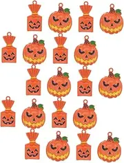[Tofficu] 20pcs Halloween Jewelry Charms Set Diy Accessories for Necklace Bracelet Keychain Hair Clip Charms