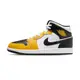 NIKE AIR JORDAN 1 MID Yellow Ochre 男 休閒鞋 AJ1 黑黃-DQ8426701