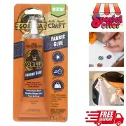 Gorilla Fabric Glue 100% Waterproof No Sew Solution Washer Dryer Safe-Au