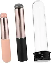 SHERCHPRY 2Pcs Silicone Nail Art Brush Applicator Gradient Tool for Easy Nail Design for Professionals and Beginners Includes Brush