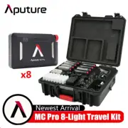 Aputure MC Pro 8-Light Travel Kit RGBWW LED Video Panel Light IP65 Waterproof AU