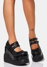 [Demonia] Void-37 Platform Mary Janes