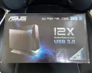 NEW in Box - ASUS External USB 12x Blu-Ray Writer USB 3.0 | BW-12D1S-U