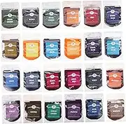 ULDIGI DIY Tie Dye Powder Dye Kit 24 Vibrant Colors for Clothing T-Shirts and Fabric Art
