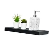 Simons Floating Wall Shelf Ledge Shelves, 18-Inch, Black