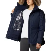 在飛比找蝦皮購物優惠-全新 哥倫比亞 女款腰身M鋁點雪地保暖外套 防潑水