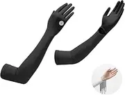 [ZVCXOE] Arm Sleeves for Women Men Youth UPF 50+ Stretchable UV Protection Cool to the Touch Sweat Wicking for Driving Outdoors Sports