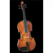 Cremona SV-50 1-4 0.25 in. Novice Violin Outfit Translucent Warm Amber Lacquer