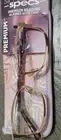 Foster Grant Rose Gold Premium Reading Glasses with Case JOCELYN ROS +1.75