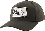 Zephyr ZHATS Men's Standard NCAA Officially Licensed Fitted Hat ZH Patch Defer Charcoal
