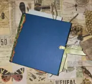 HANDMADE Pocket Book GARDEN FIELD NOTES Junk Journal Grimoire Tome Cosplay Diary