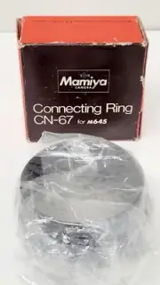 Mamiya 67mm Connecting Ring CN-67 for Mamiya M645 New Japan