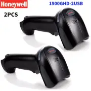 2PCS Honeywell Xenon 1900GHD-2USB 1900G 2D Handheld Barcode Scanner w/USB Cable