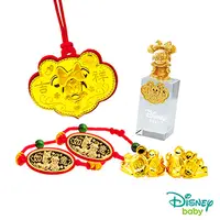 在飛比找PChome24h購物優惠-Disney迪士尼系列金飾 彌月金飾印章套組木盒-吉祥美妮款
