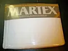 NEW Martex Twin Fitted Sheet No Iron Percale Vintage WHITE (NSH12)
