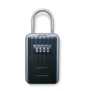 Realtor Key Lock Box Safe Lockbox 10-Digit Combination Safe Vault - Portable