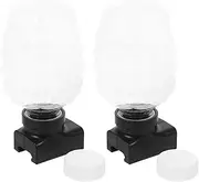 2 Sets Bubble Bottle Spray Ball Holder Gel Bead Bottle Spray Ball Attachment Toy Bead Container Beads Storage Game Supply Small Bottles Made of Plastic ABS、PE ifundom