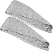 Alipis Coral Velvet Dry Hair Cap Set Hair Drying Cap for Women Head Wraps Absorbent Quick Dry