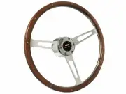 1955-68 Classic Chevrolet Deluxe Walnut Wood Steering Wheel Kit, 210, Two-Ten (for: Chevrolet)