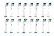 16pcs Electric Toothbrush Heads Replacements Compatible with Oral B-Style 3