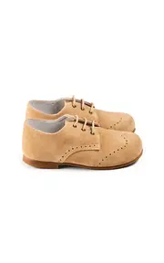 [Pepa London] Suede Lace-Up Flats