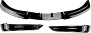 5X Car Front Bumper Lip Body Kit Spoiler Splitter Bumper Canard Lip Splitter Compatible for BMW 3 Series E90 E91 2005 2006 2007 2008(Carbon Look)