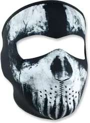 Zan Headgear Ghost, face mask , color: Black/White , size: One Size