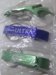 NEW Beer Beverage BOTTLE TOP OPENER KEY CHAIN - Bud Light Lime or Michelob Ultra