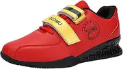 [ZHENSI] Men's Weightlifting Shoes Squat Sneakers Cross-Training Non-Slip Breathable for Indoor Fitness Gym