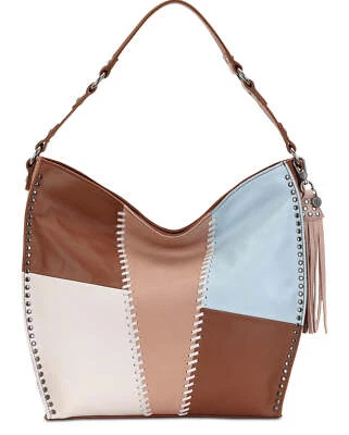 The Sak Silverlake Patchwork Leather Hobo Brown NWT! $199