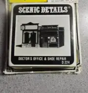 HO Scale Doctor's Office Shoe Repair 1:87 Metal Kit Model Railroad Scenic Detail