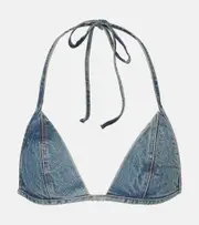 [Rick Owens] Rick Owens Denim bralette AU 14 blue