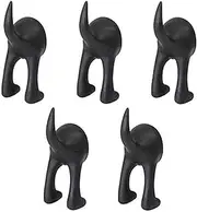 [IKEA] BASTIS Dog Tail Hooks 5 Pack (Height: 4.75") Black