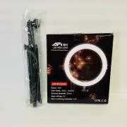 11" LED Selfie Ring Light Wth 55" Collapsable Tripod Phone Camera Youtube TikTok
