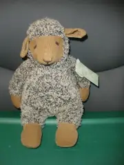 NEW Russ Chester Sheep Lamb Plush Terry Cloth Corduroy Stitched Eyes Nose (T75)