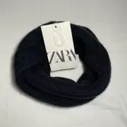 ZARA Baby Tight Knit 100% Acrylic Warm Winter Infinite Stretch Loop Scarf XS