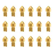 18PC 0.4mm 3D Printer Extruder Nozzle for MK8 Creality CR-10 10S S4 S5 Ender 3 5