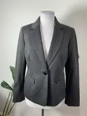 Kasper WOMENS Charcoal Grey Blazer, Size 6