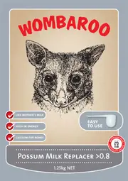 Wombaroo Possum Milk Replacer >0.8 1.25kg
