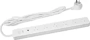 HPM 6 Outlet Surge Protected Powerboard with Master Switch