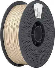 Glass Fiber PETG K5 Filament 1.75mm, PETG K5 GF 3D Printing Filament, High Strength＆Toughness,for FDM 3D Printer, 1 KG 1 Spool Matte Texture-Vanilla Cream